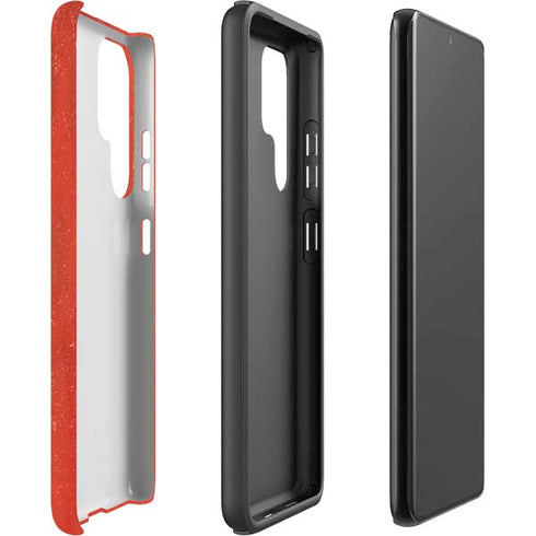 Morocco Flag Distressed Galaxy S22 Ultra Pro Case